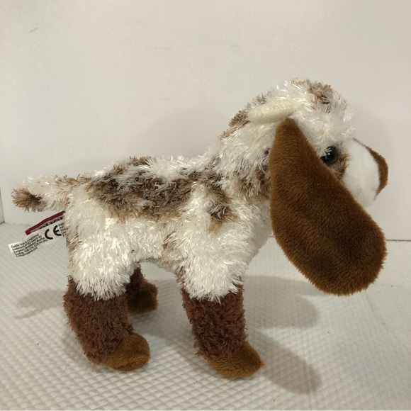 DOUGLAS Bodhi Goat Plush Toy Stuffed Animal 7” Brown White Floppy Ears - Picture 4 of 6